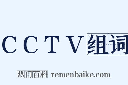 CCTV组词是什么意思的图片